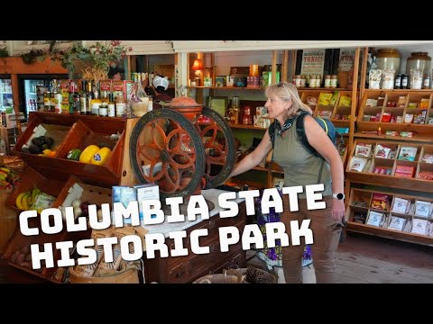 Видео: Columbia State Historic Park — город золотоискателей в Калифорнии