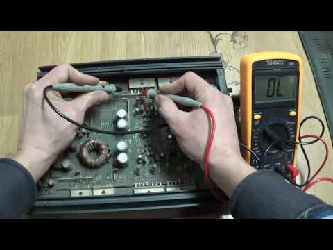 Видео: Горит "защита" на автоусилителе LADA 100.4. Поиск неисправности.