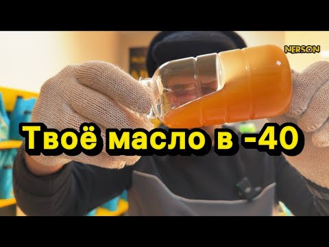 Видео: Что у тебя в поддоне? Тестируем масло на текучесть в -40