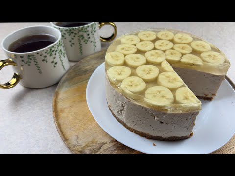 Видео: Торт «Банановый Бриз». Все ищут это рецепт. Без выпекания.  Банановый чизкейк без выпекания.