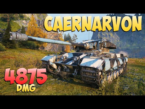 Видео: Caernarvon - 7 Kills 4.8K DMG - Позиционный! - Мир Танков