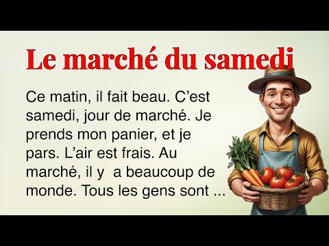 Видео: Медленная история на французском для начинающих (A1-A2) | Настоящее время | Легкое восприятие