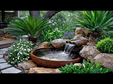 Видео: Сад из дерева и камня в стиле ваби-саби: простота и спокойствие в деревенском дизайне природы