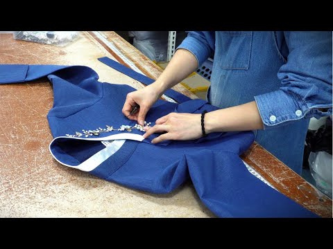 Видео: Корейская традиционная одежда / процесс изготовления ханбока / корейская фабрика