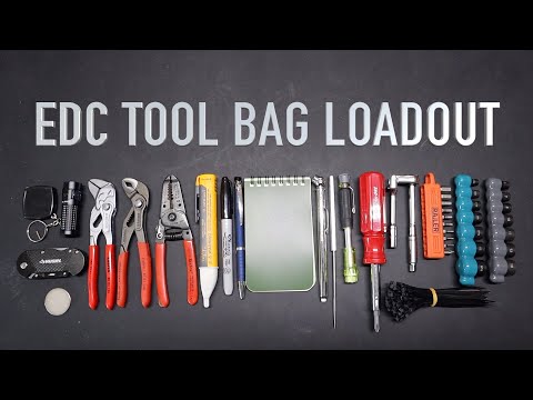 Видео: Комплектация мини-сумки для инструментов EDC