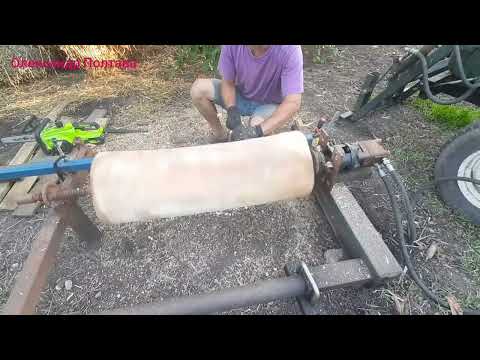 Видео: колода для колодязя#криниці#точим з дерева