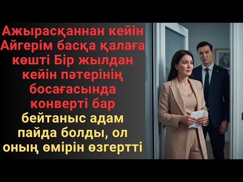 Видео: Ажырасқаннан кейін Айгерім басқа қалаға көшті Бір жылдан кейін пәтерінің босағасында конверті бар