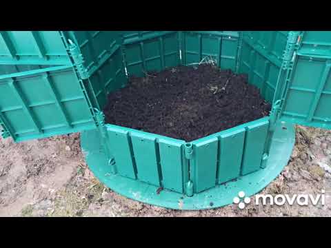 Видео: Мой компостер/компостер из леруа мерлен на 800 литров