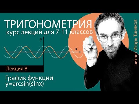Видео: Графики функций y=arcsin(sinx) и y=arctg(tgx)| Обратные тригонометрические функции |  Лекция 8