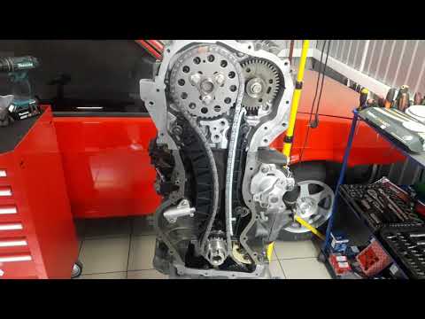 Видео: Установка меток газораспределения.Timing chain replacement.Opel Movano-B  2.3 cdti