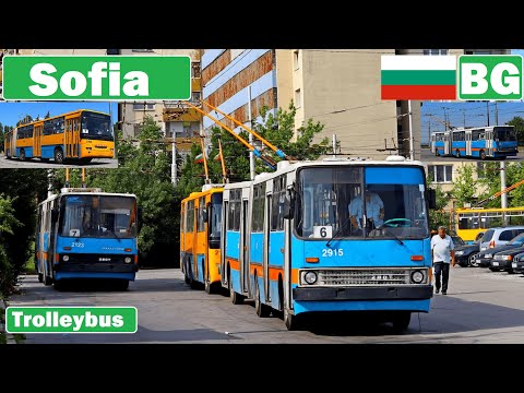 Видео: 🇧🇬 SOFIA TROLLEYBUS/ Тролейбус в София 2020【4K】