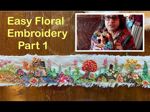 Видео: Как вязать сад медленным стежком | Часть 1: бегущий стежок и прямой стежок