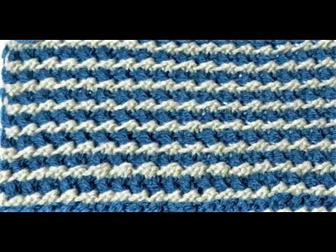 Видео: ДВУХЦВЕТНЫЙ УЗОР ДЛЯ ПЛЕДА ИЗ ОСТАТКОВ. узоры спицами простые. вязаные идеи. вязание спицами.