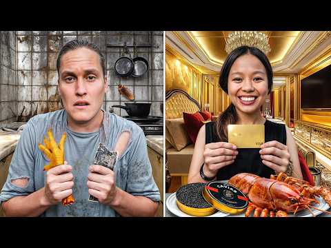 Видео: Живем на 100$ vs 10 000$ в Китае! Мне было сложно