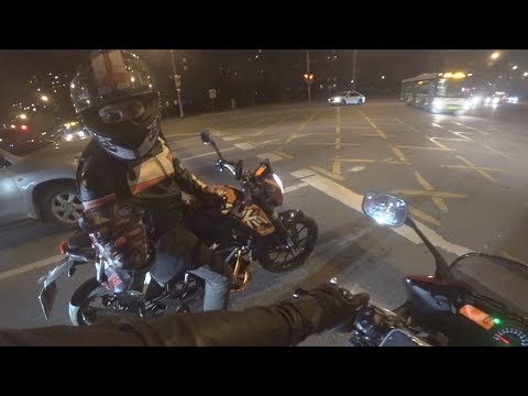 Видео: Самые первые впечатления от FZ1 после CB400