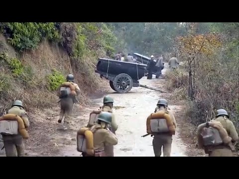Видео: Антияпонский фильм! Японская армия устроила засаду, но хозяева были готовы и полностью уничтожили их