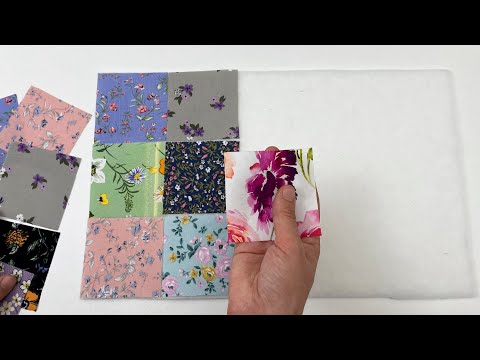 Видео: Швейная идея из остатков ткани. Превратите мусор во что-то красивое.