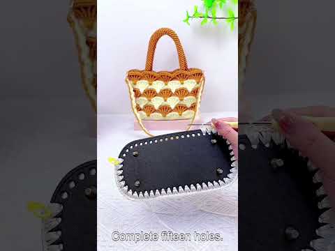 Видео: Урок 1 по вязанию крючком сумки-веера с цветами #crochet #diy #bag