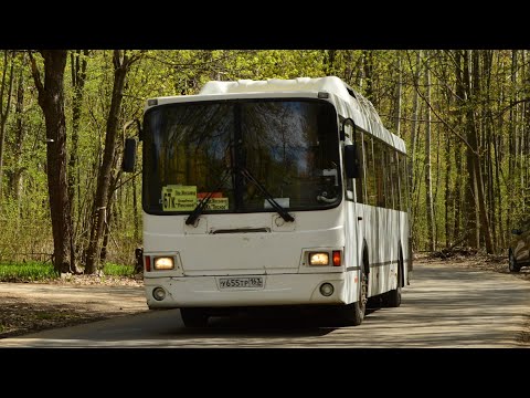 Видео: ЛиАЗ 5293.70 едет на Лесное кладбище по маршруту №4к. Самара ДМПК 2022