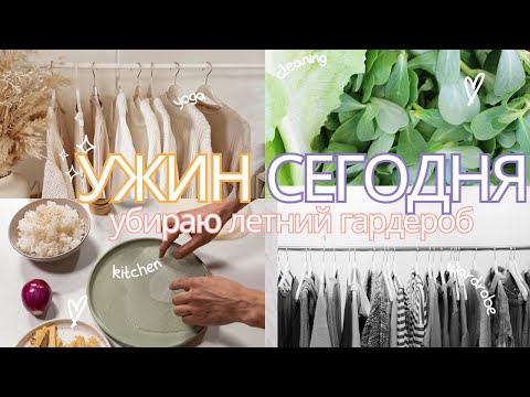 Видео: УЖИН СЕГОДНЯ: что я выбираю? | убираю летний гардероб | мотивация на домашние дела