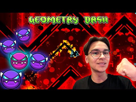 Видео: ПРОШЕЛ ПЯТЬ ДЕМОНОВ ЗА РАЗ (Чуть не Умер) ► Geometry Dash #30