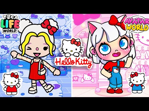 Видео: Hello Kitty в Тока Бока vs Avatar World | Toca Life World | З Ботанки – на Красуню!