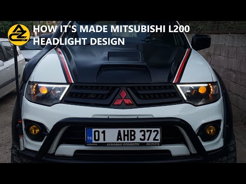 Видео: Как это сделано Дизайн фар Mitsubishi L200