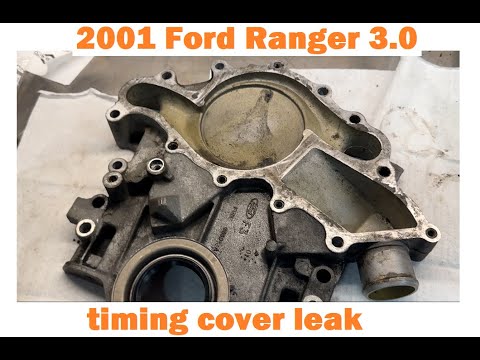 Видео: Устранение течи в крышке ГРМ Ford Ranger 3.0 2001 года выпуска