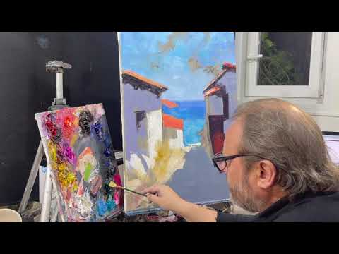 Видео: "Улочка к морю" Новый видео-урок! Художник Игорь Сахаров