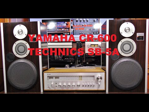Видео: Technics SB-5A & Yamaha CR-600 - Video review with disassembly, видеообзор с разборкой аппаратов.