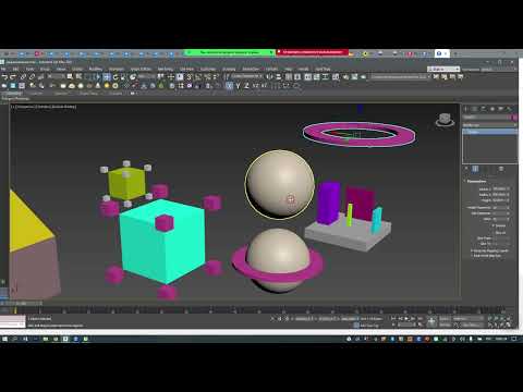 Видео: Выравнивание объектов в 3Ds max