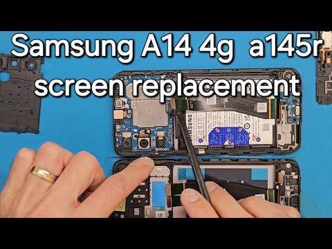 Видео: Пошаговое голосовое руководство по замене экрана Samsung a14 4g a145r