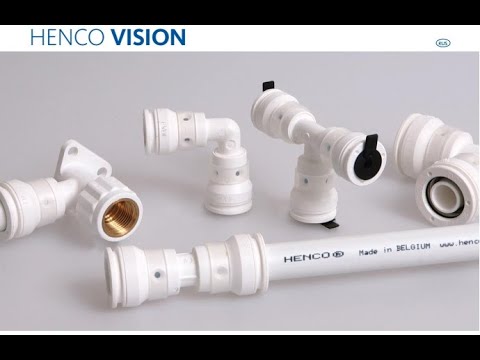 Видео: Push фитинги и коллекторы Henco Vision. Монтаж в 3 раза быстрее.