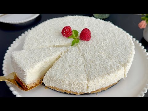 Видео: Нежнейший кокосовый десерт готов за 5 минут! Без яиц, желатина и духовки!