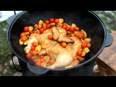 Видео: КАК ВКУСНО ПРИГОТОВИТЬ ЦЕЛУЮ КУРИЦУ В КАЗАНЕ