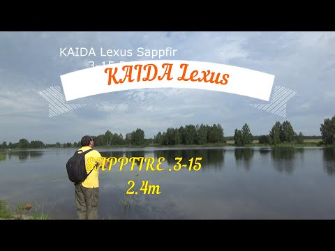 Видео: СПИННИНГ КАИДА ЛЕКСУС САПФИР  3 15 ГР, 2,40 СМ ТЕСТ