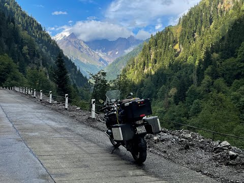 Видео: Мото Кавказ 2022. Одиночка на BMS R1250GS.  Грузия. Сванетия и море