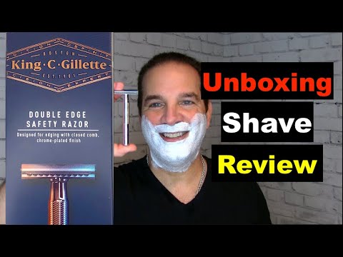 Видео: Как бриться безопасной бритвой King C. Gillette Double Edge #бритье #бритва #уходзакожей #мужской...
