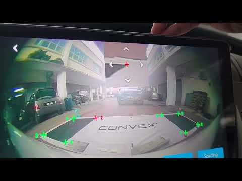 Видео: Настройка калибровки парковочной камеры с обзором Birdview 360° для автомобильного проигрывателя ...