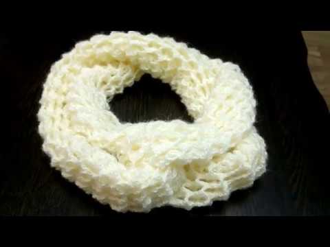Видео: СНУД КРЮЧКОМ УЗОРОМ 3 D