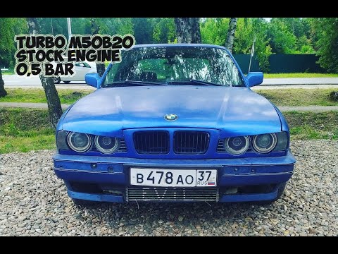 Видео: ❤️ Mattakashi Stock engine Е34 M50B20 TURBO ???HP