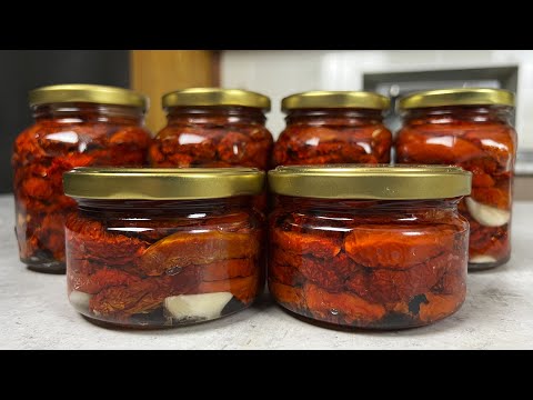 Видео: Готовлю ВЯЛЕНЫЕ ПОМИДОРЫ на зиму: так вкусно, что съедаются ещё задолго до зимы. Раскрываю секреты!