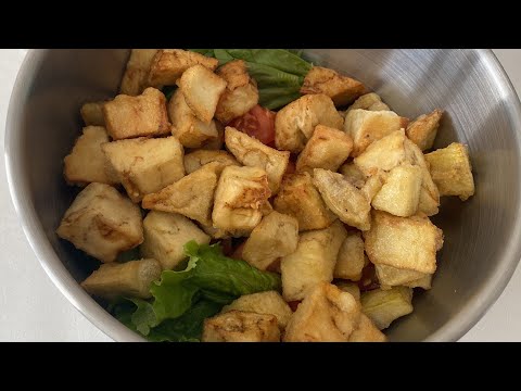Видео: Хрустящие баклажаны, салат с очень хрустящими баклажанами