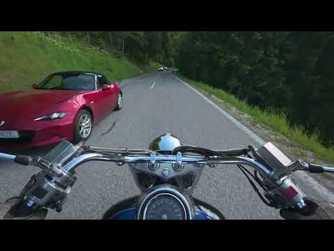 Видео: Nationalpark Gesäuse, Австрия, на Suzuki Intruder VL 1500 LC, дорога мечта мотоциклиста....