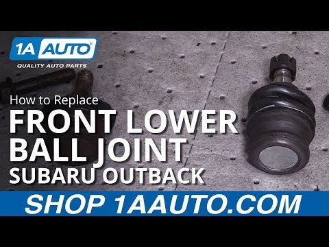 Видео: Как заменить нижний шаровой шарнир Subaru Outback 2017-2019 годов