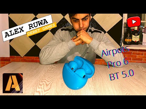 Видео: #AliExpress | AirPots Pro 6 TWS BT 5.0 за 1$