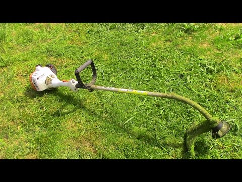 Видео: как поставить леску в косилку штиль.FS-38