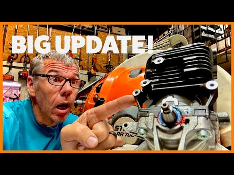 Видео: Новая конструкция двигателя Stihl BR600 и BR700 / обновление распространенных проблем
