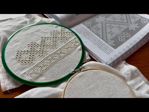 Видео: Традиційний декоративний шов ретязь (ланцюговий шов). Майстер клас. Красиве оздоблення мережки
