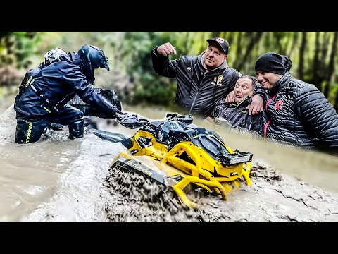 Видео: Чеховского НАШЛИ. Новый BRP XMR, квадроцикл Can-Am Visco-4lok. День квадроциклиста.